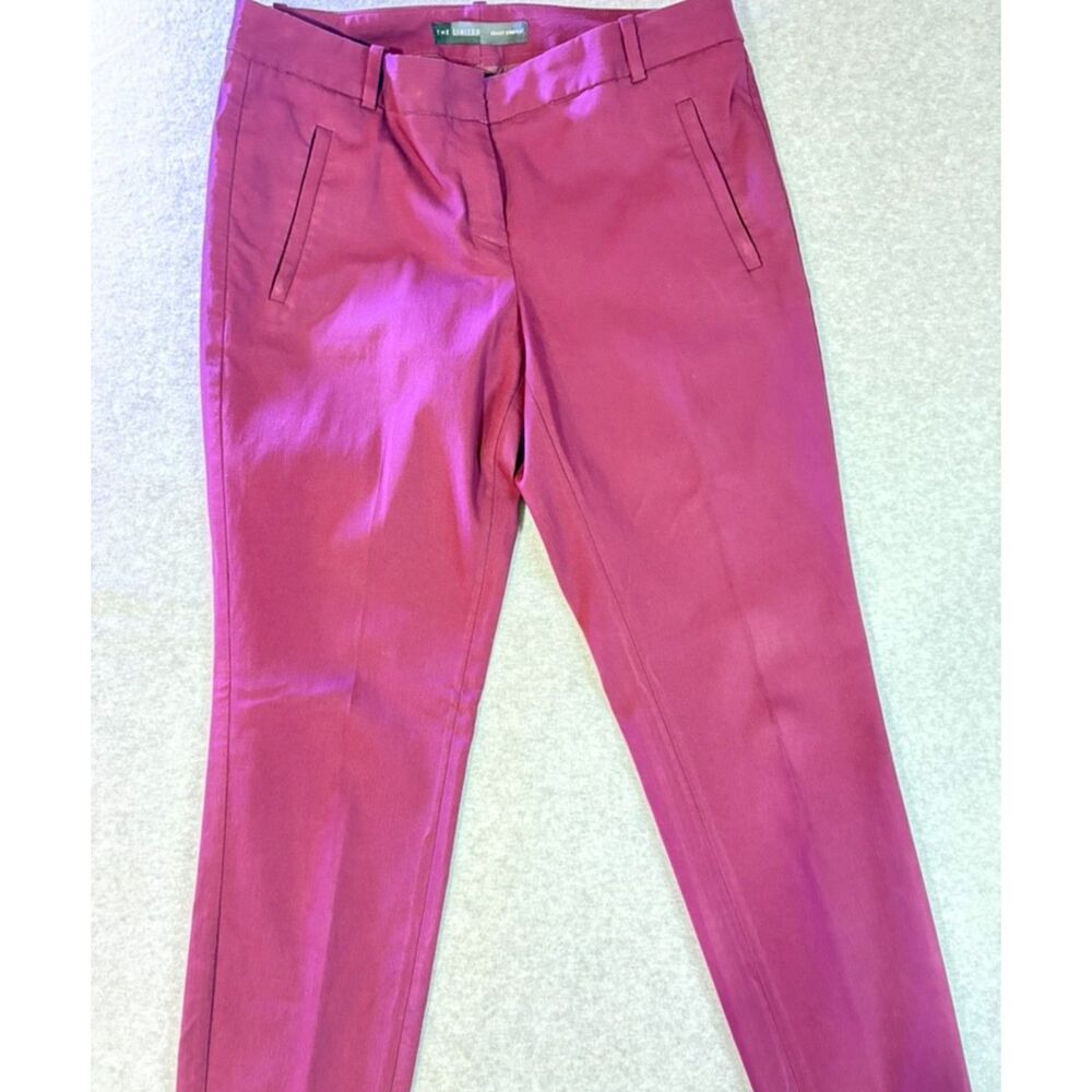 The Limited Exact Stretch Women’s Size 6R Burgundy Slim Straight Dress Pants